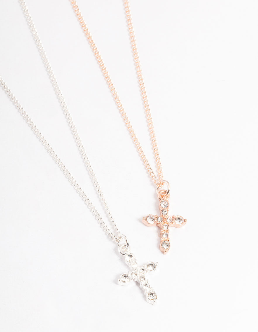 Classic Cross Necklace Pack